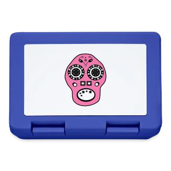 Skull - Brotdose - Royalblau - Vorne