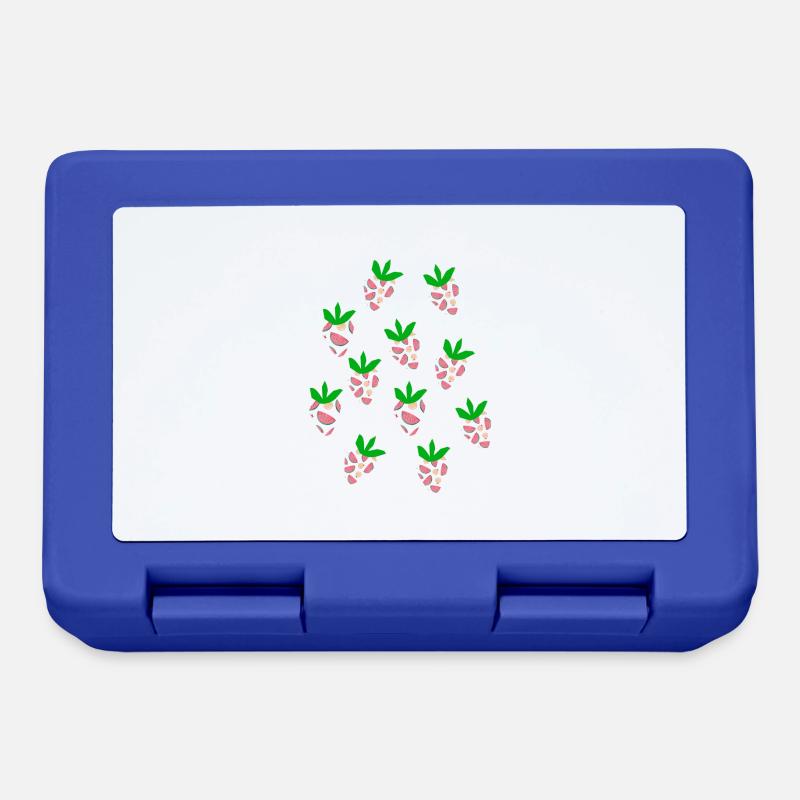 Melon or strawberry? - Lunchbox - royal blue