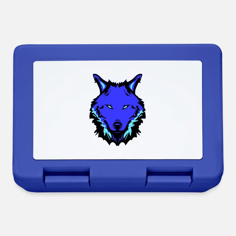 wolf - Brotdose - Royalblau