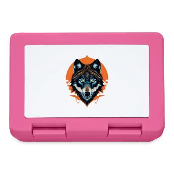 Wolf - Brotdose - Pink - Vorne