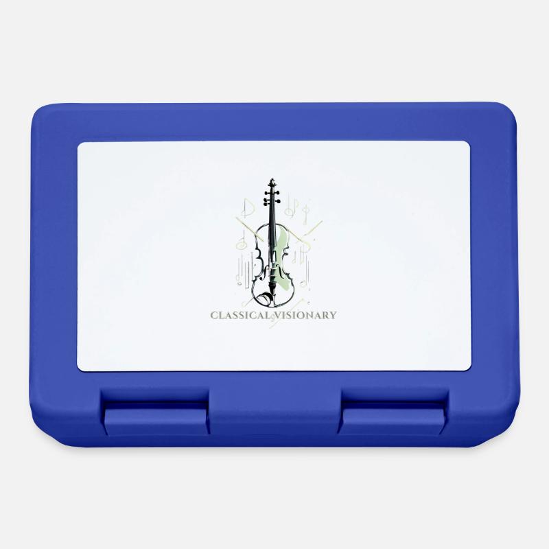 Minimalistic Classy design for classical music fan - Lunchbox - royal blue