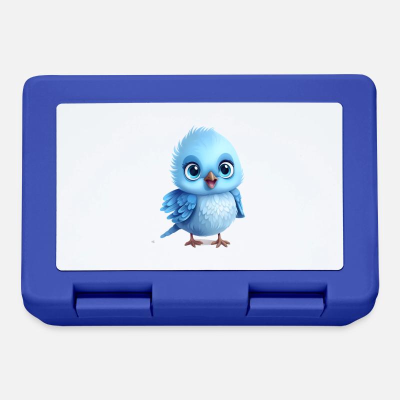 Bébé oiseau mignon - Boîte à goûter - bleu royal