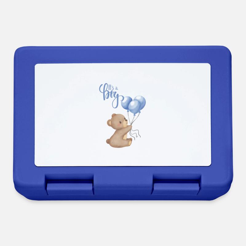 Its a boy - Brotdose - Royalblau
