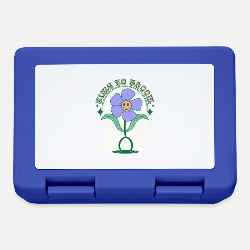time to bloom - Brotdose - Royalblau