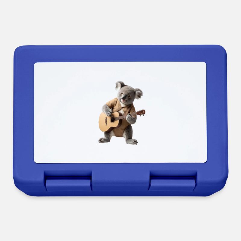 Koala Gitarre - Brotdose - Royalblau