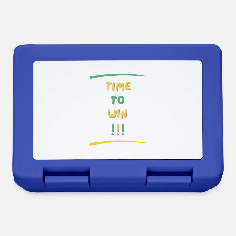 TIME TO WIN - Brotdose - Royalblau