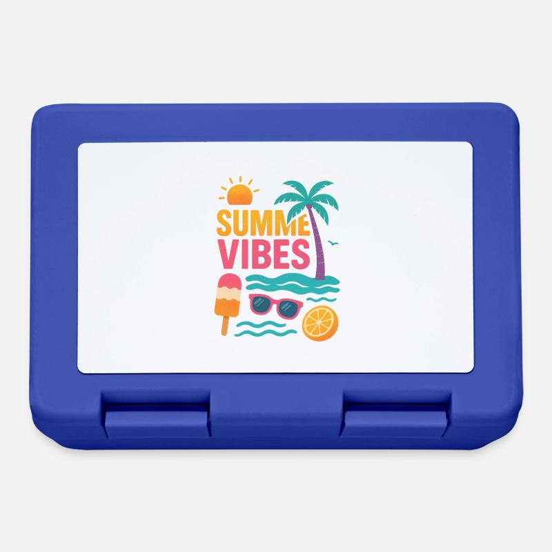 Summer Vibes - Lunchbox - royal blue