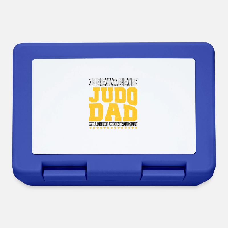 Beware Judo Dad will shout uncontrollably - Lunchbox - royal blue