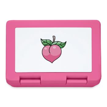 Pêche rose - Boîte à goûter - rose - Devant