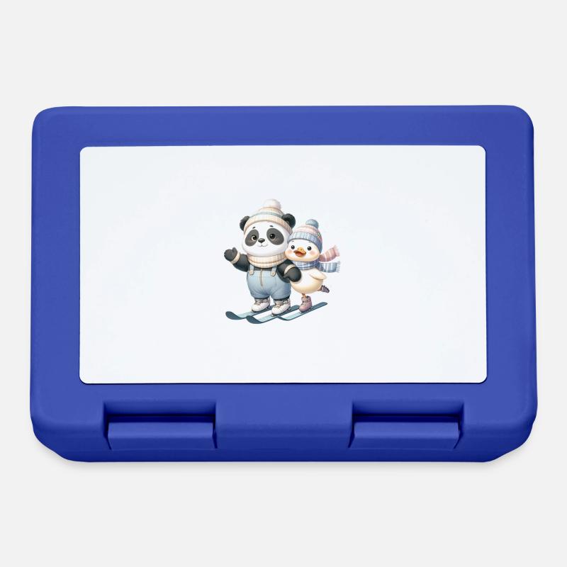 Panda - Brotdose - Royalblau