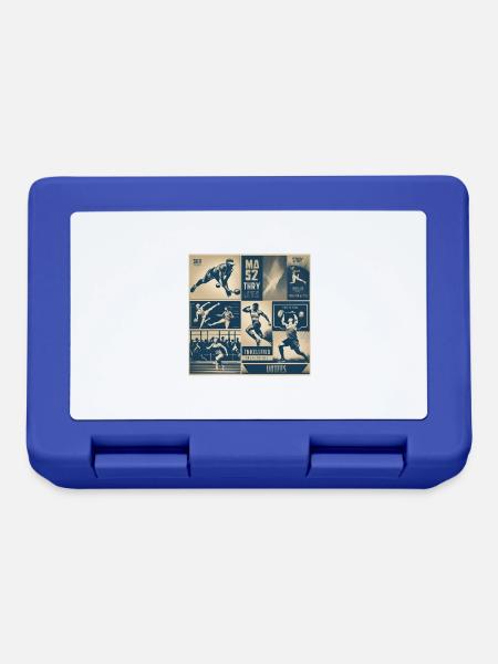 80´s Sports Athletics - Brotdose - Royalblau