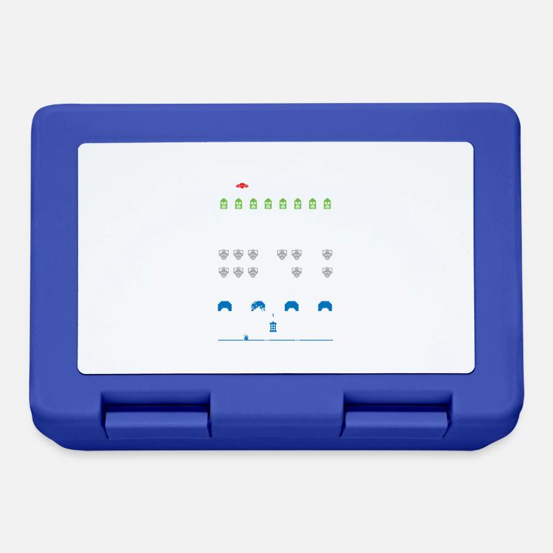 Who Invaders - Lunchbox - royal blue