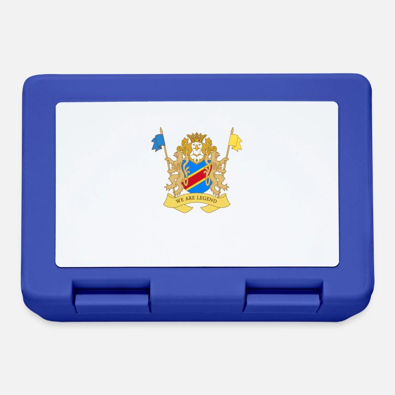 BLASON RDC - Boîte à goûter - bleu royal