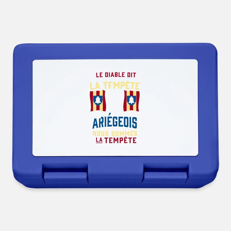 Tempête Ariège - Boîte à goûter - bleu royal