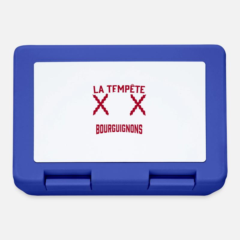 Tempête Bourguignons - Boîte à goûter - bleu royal