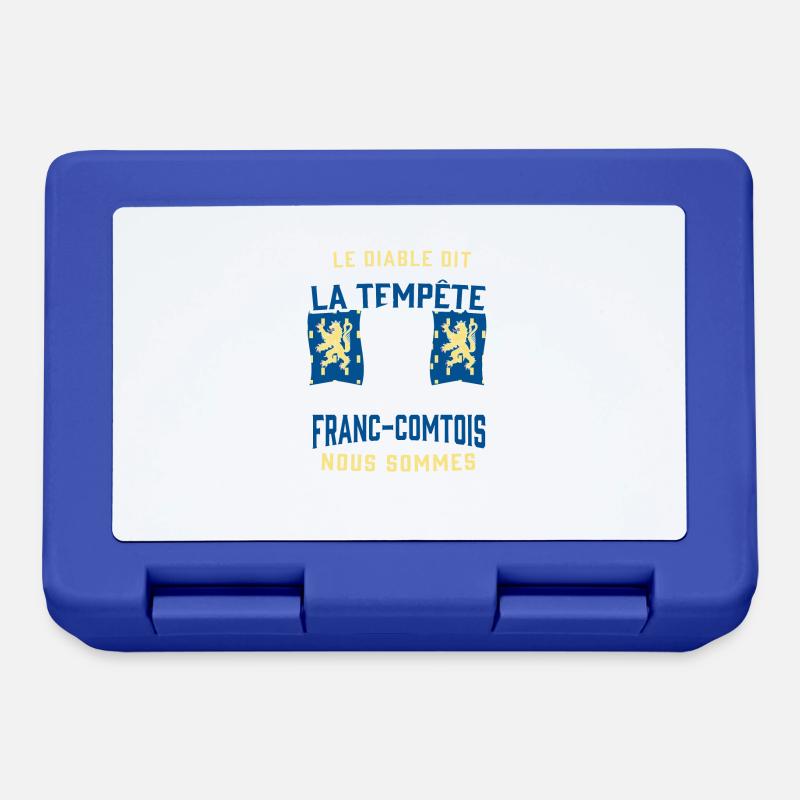 Tempête Franc-Comtois - Boîte à goûter - bleu royal