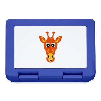 giraffe drawing animals 711 child - Lunchbox - royal blue - Front