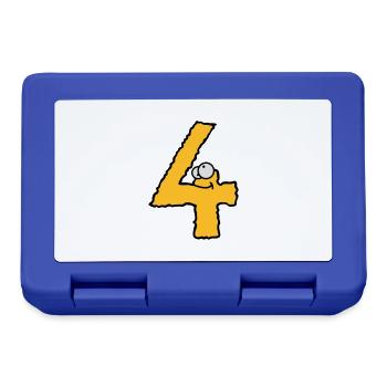 Fun 4 four comic book monsters - Lunchbox - royal blue - Front