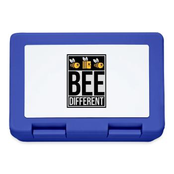 bee different saying quote - Lunchbox - royal blue - Front