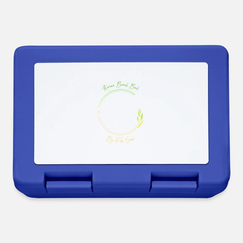 Turtle Karma Beach vert citron - Boîte à goûter - bleu royal