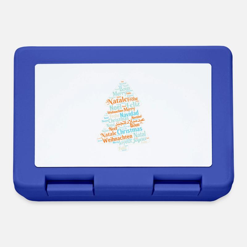 Geschenkidee Weihnachten - Brotdose - Royalblau