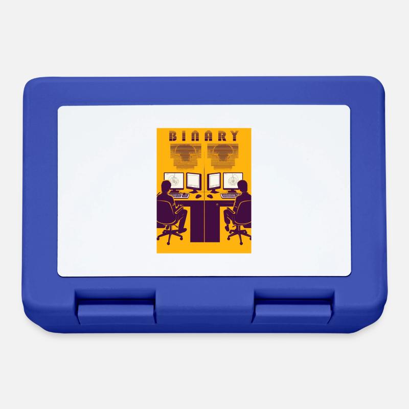 Binary - Brotdose - Royalblau