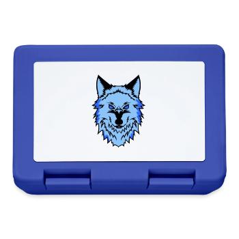 wolf - Brotdose - Royalblau - Vorne