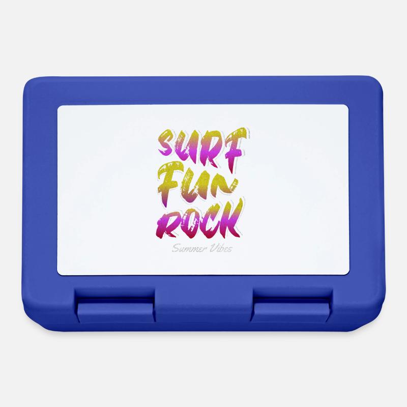 Surf Fun Rock - Brotdose - Royalblau