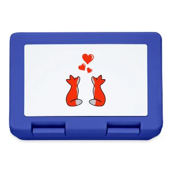 foxes in love 02 - Brotdose - Royalblau - Vorne