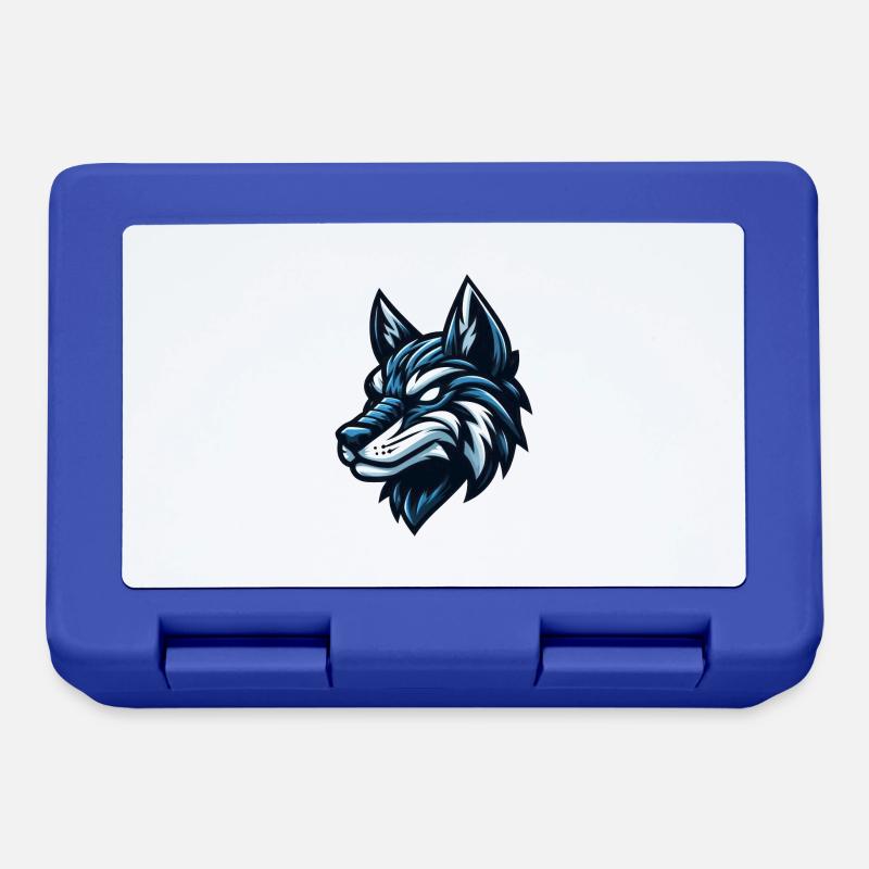 Slick Wolf - Lunchbox - royal blue