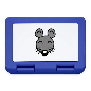 Mouse Mouse Cute Little Rat Rodent Friendly - Lunchbox - royal blue - Front