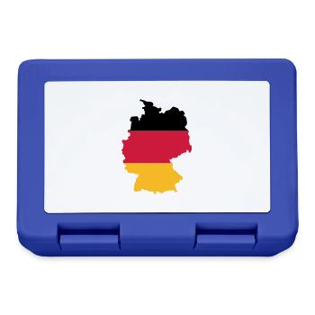 Deutschland - Brotdose - Royalblau - Vorne