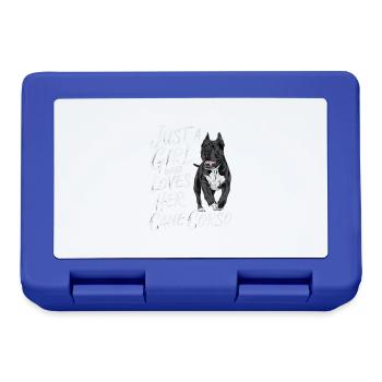 Cane Corso Dog - Lunchbox - royal blue - Front