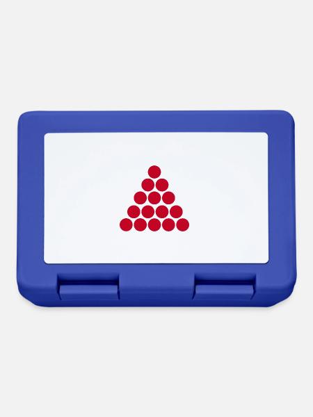 Billard snooker Billardkugel - Brotdose - Royalblau