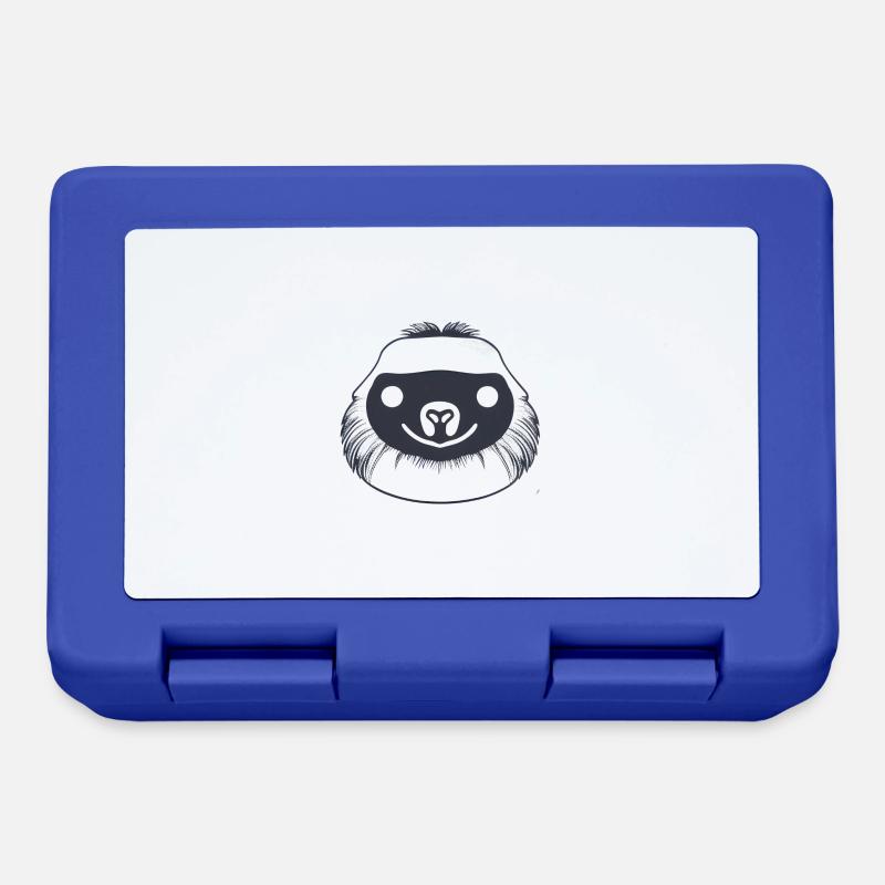 Cozy sloth face - Lunchbox - royal blue