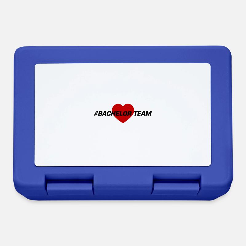 bachelor team herz - Brotdose - Royalblau