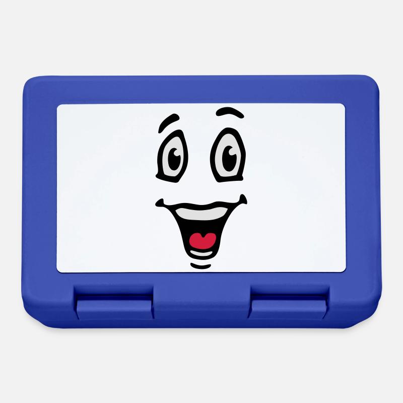 smile - Lunchbox - royal blue
