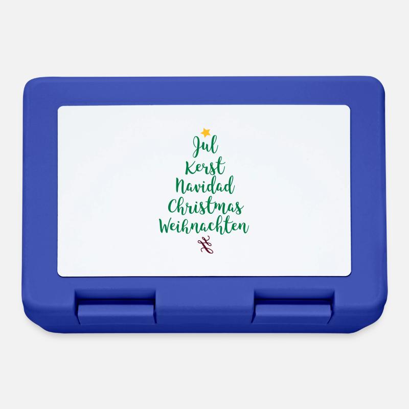 Christmas tree - Lunchbox - royal blue