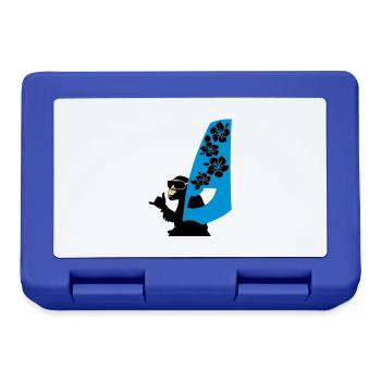 windsurfer - Brotdose - Royalblau - Vorne