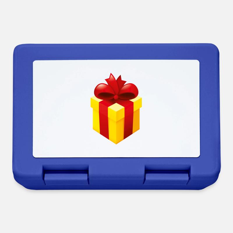 Smiley Present - Brotdose - Royalblau