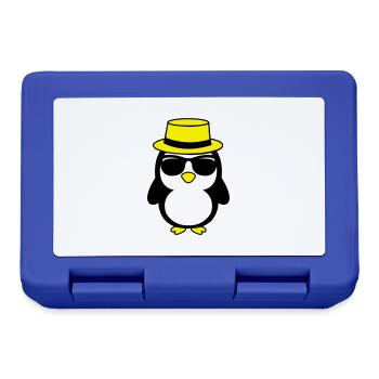 cool_pinguin_02 - Brotdose - Royalblau - Vorne