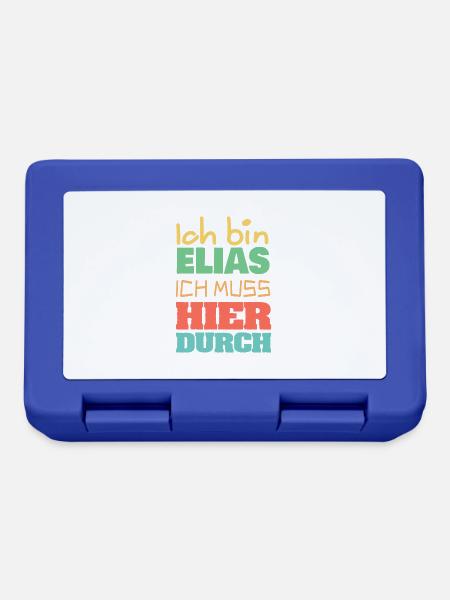 Elias - Brotdose - Royalblau