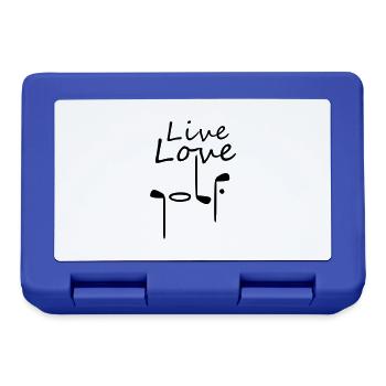 live love golf - Lunchbox - royal blue - Front
