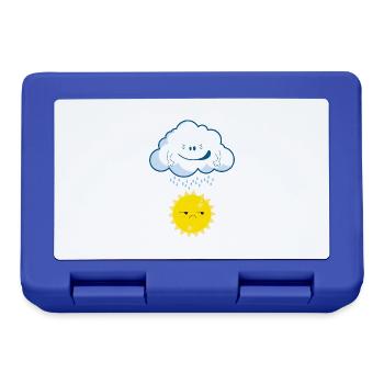 Clouds raining on the sun fun t-shirt - Lunchbox - royal blue - Front