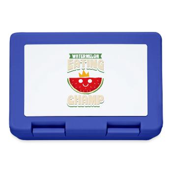 Watermelon Eating Champ - Brotdose - Royalblau - Vorne