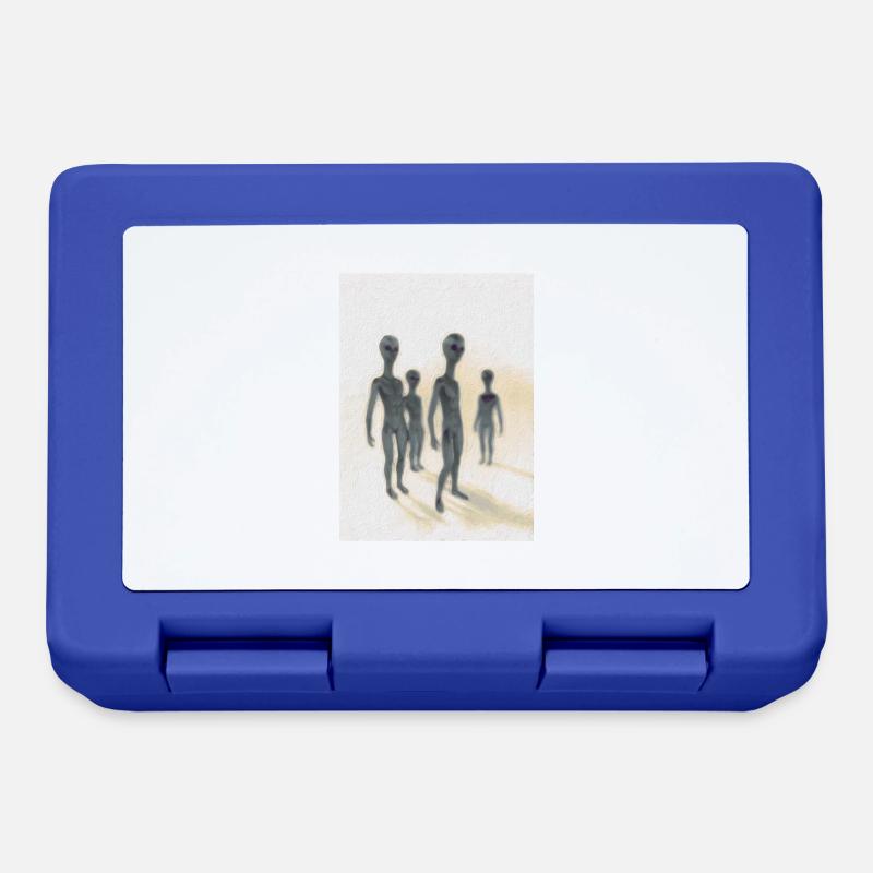 Aliens - Lunchbox - royal blue
