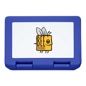 bee different saying quote - Lunchbox - royal blue - Front