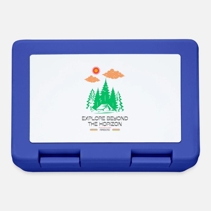 Explore Beyond the Horizon - Lunchbox - royal blue