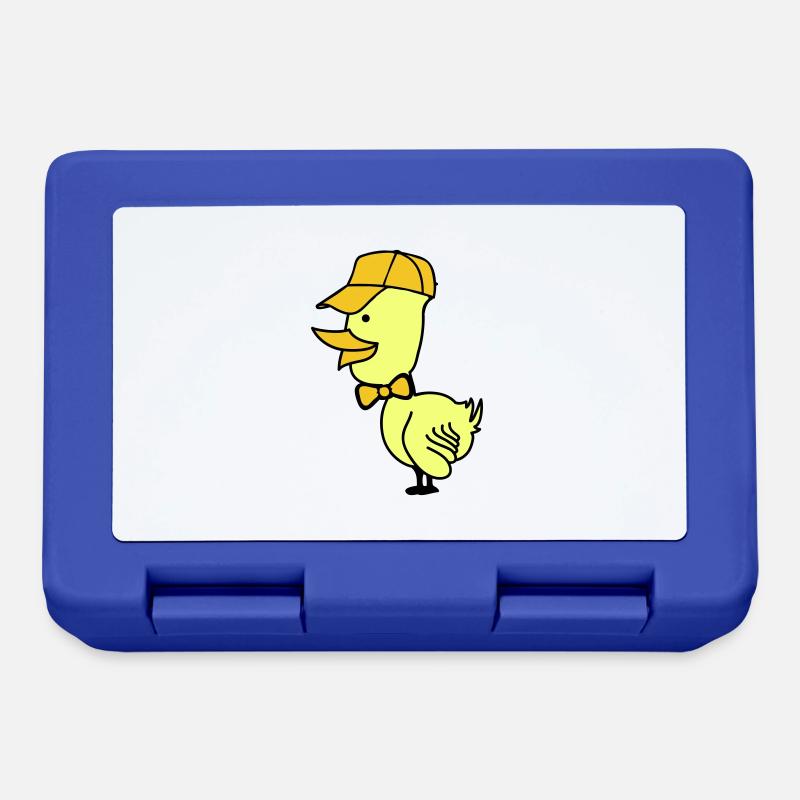 ente cap - Brotdose - Royalblau