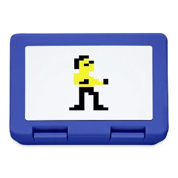 Martial Pixelart of Pixelii - Lunchbox - royal blue - Front